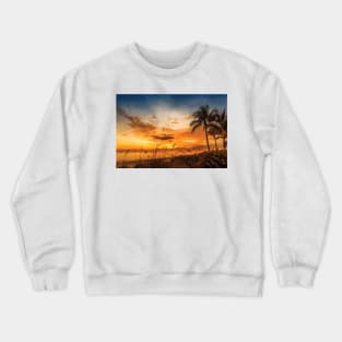 Bonita Beach Bright Sunset Crewneck Sweatshirt